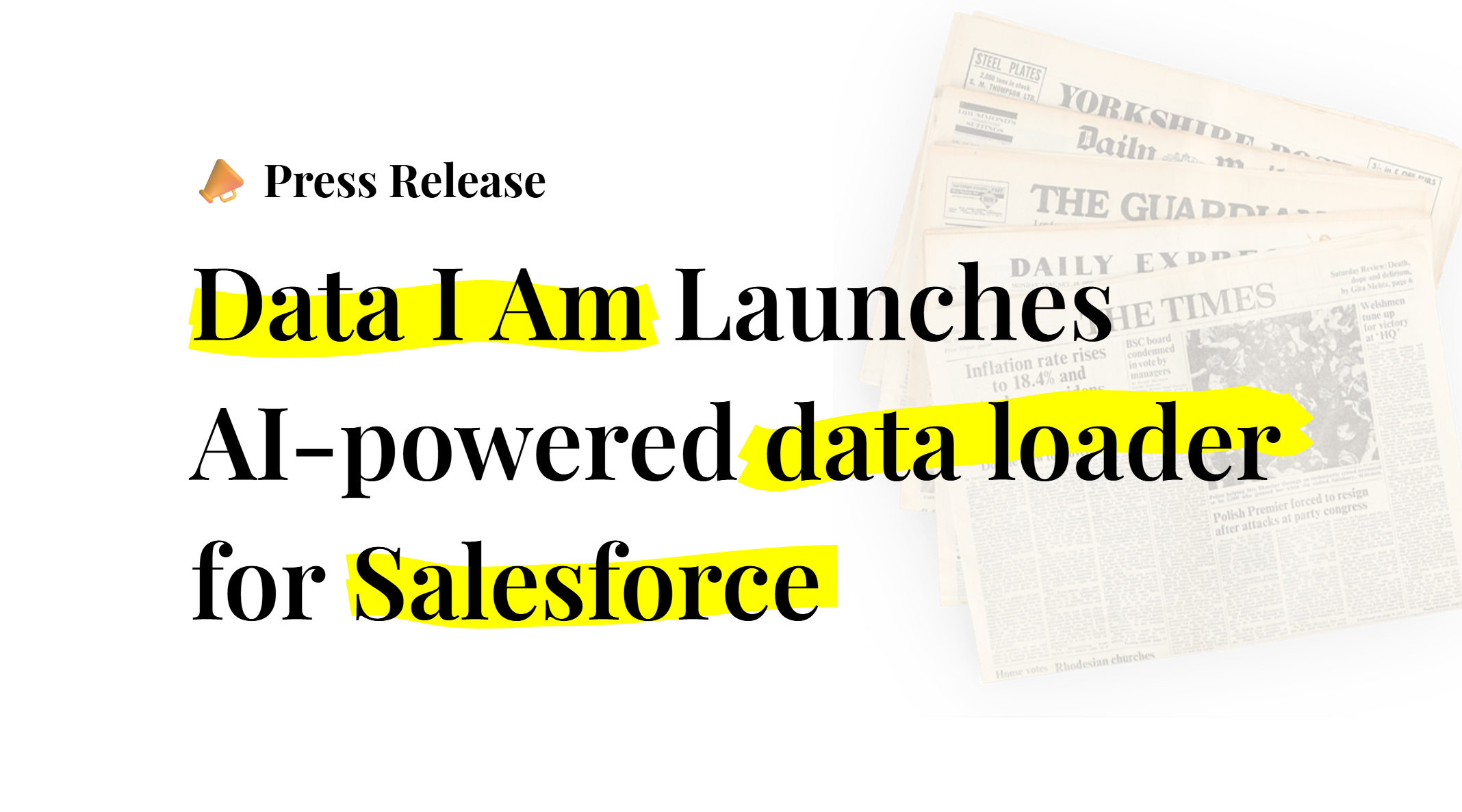 Data I Am: PR/FAQ