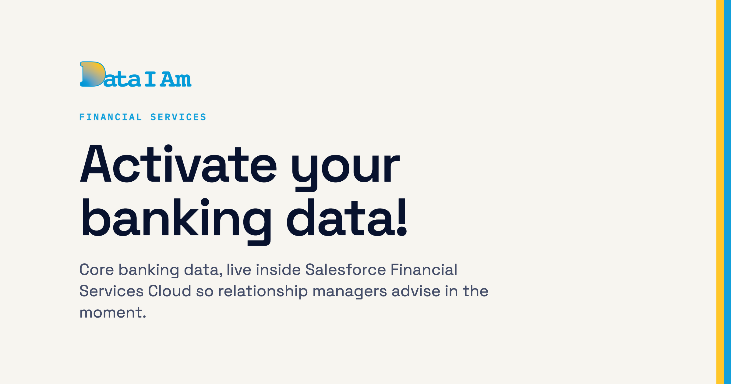 Turning banking data into immediate customer value